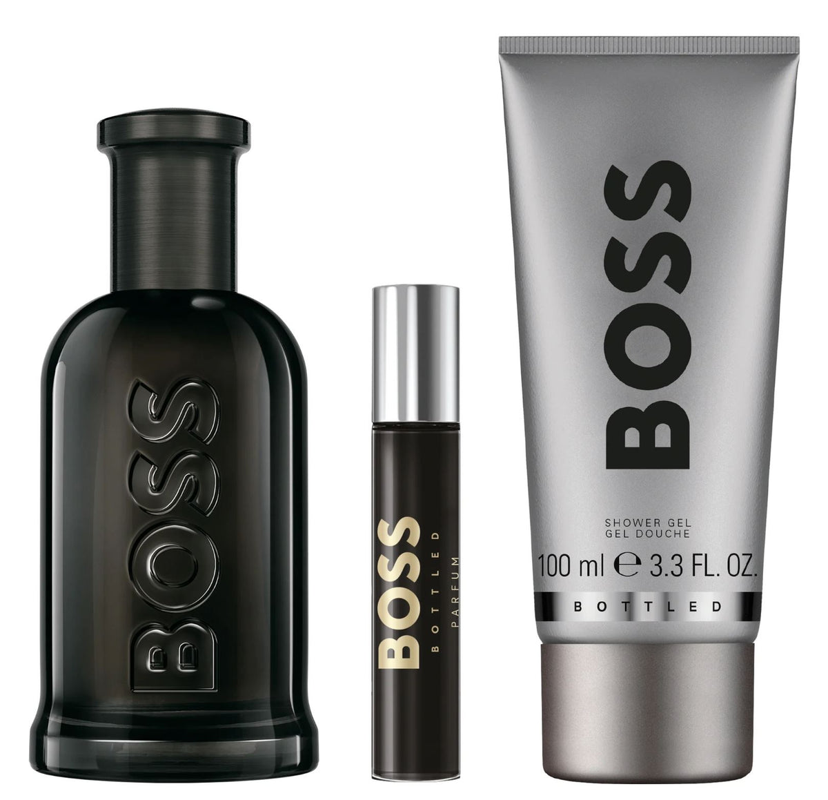 Hugo Boss Bottled Gift Set 100ml EDP + 100ml Shower Gel + 10ml EDP