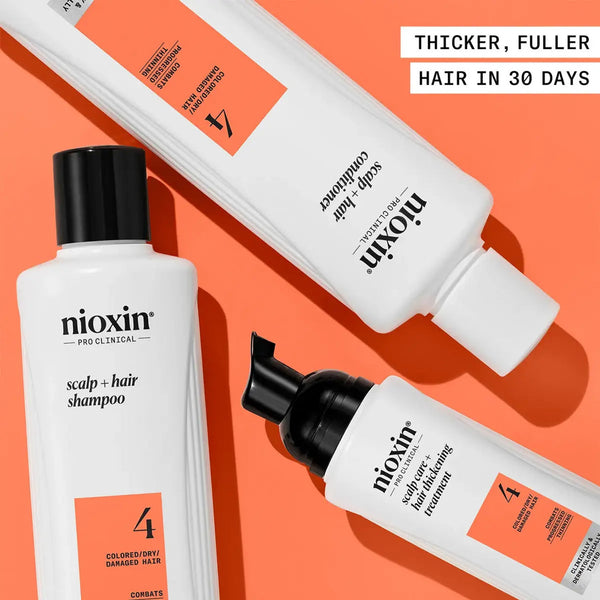 Nioxin System 4 Trial Kit Shampoo 150ml + Conditioner 150ml + Scalp & Hair Treatment 40ml