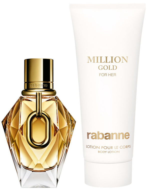 Paco Rabanne Million Gold Gift Set Eau de Parfum 50ml + Body Lotion 100ml