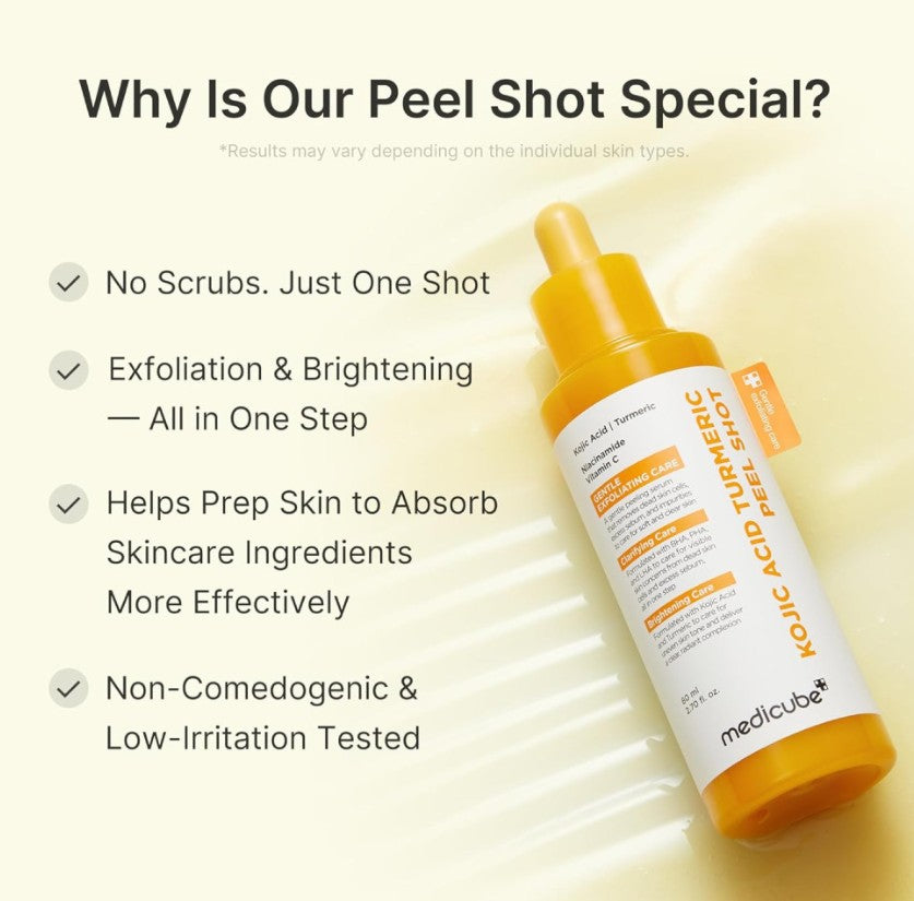 Medicube Kojic Acid Turmeric Peel Shot 80ml
