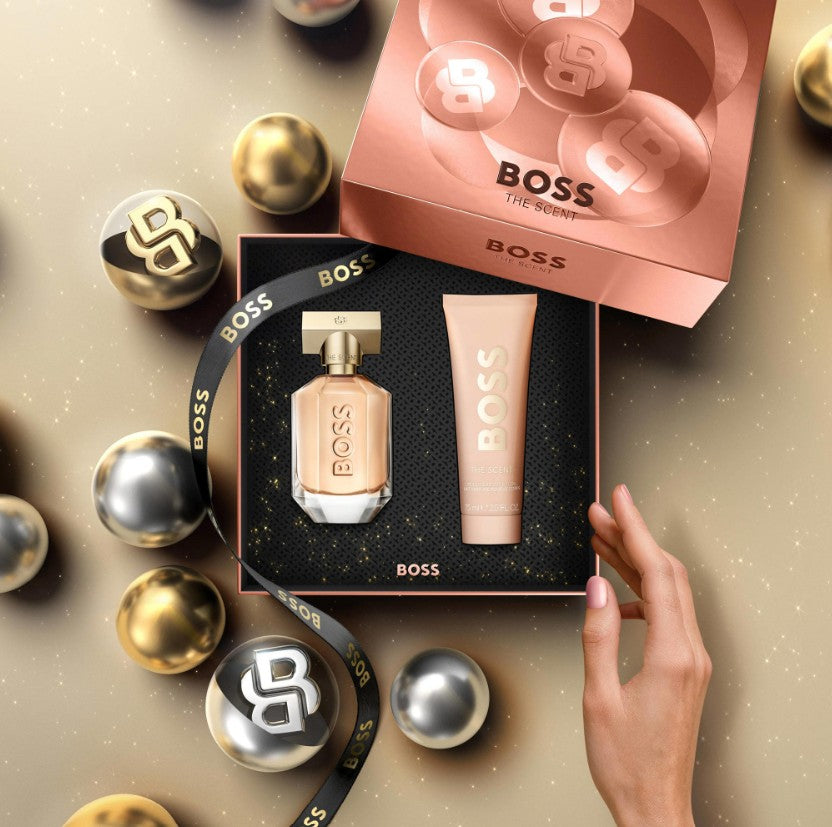 Hugo Boss The Scent 50ml EDP Spray + 75ml Body Lotion Gift Set
