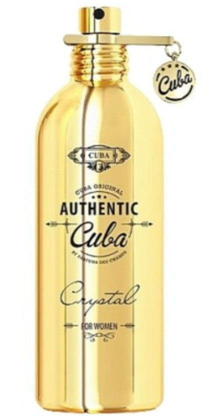 Cuba Authentic Crystal For Women 100ml EDP Spray