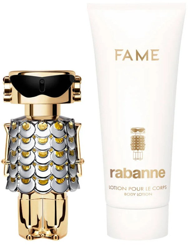 Paco Rabanne Fame Gift Set: 50ml EDP Spray + 100ml Body Lotion