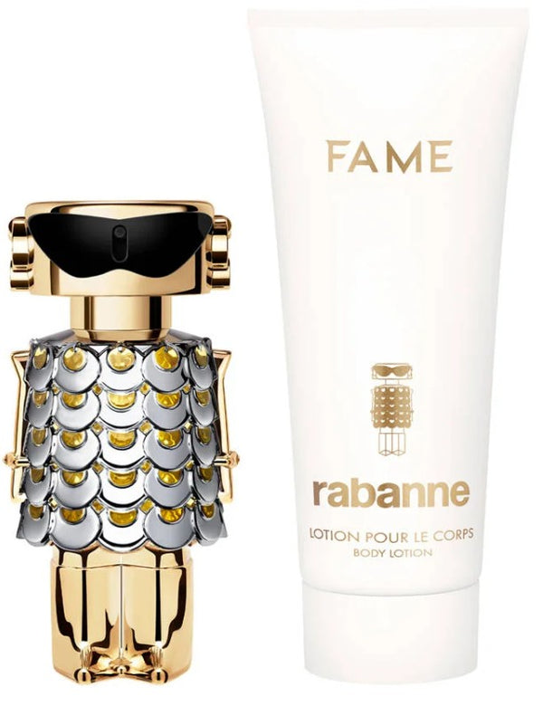 Paco Rabanne Fame Gift Set: 50ml EDP Spray + 100ml Body Lotion