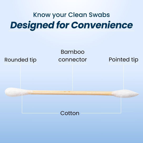 Clean Skin Club Double-Sided Precision Tip Clean Swabs x500