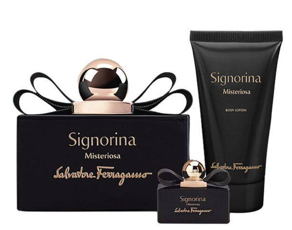 Salvatore Ferragamo Signorina Misteriosa Gift Set EDP 100ml + EDP 5ml + Body Lotion 50ml