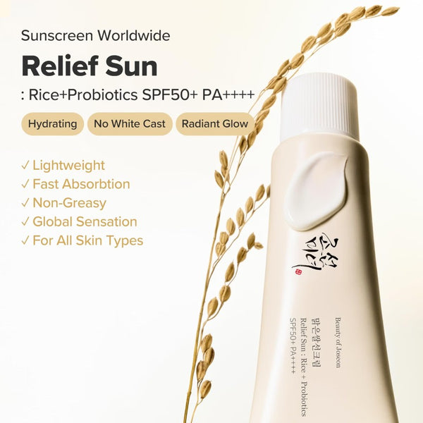 Beauty Of Joseon Rice & Prebiotic Sunscreen SPF50 50ml Sun Cream