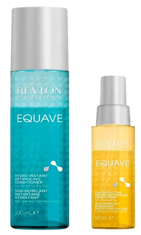 Revlon Equave Summer Gift Set Hydro Detangling Conditioner 200ml + Sun Protection Conditioner 100ml