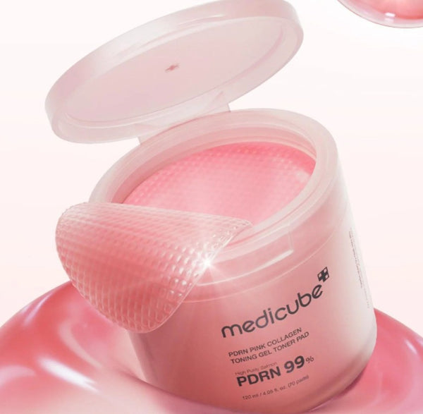 Medicube PDRN Pink Collagen Toning Gel Toner Pads 70 Pieces