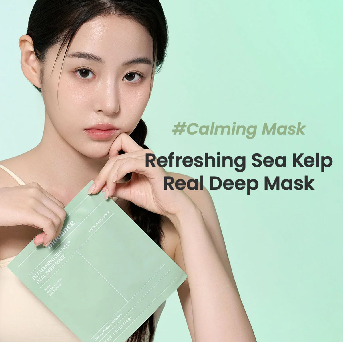 Biodance Refreshing Sea Kelp Real Deep 4 x 34g Mask Sheets