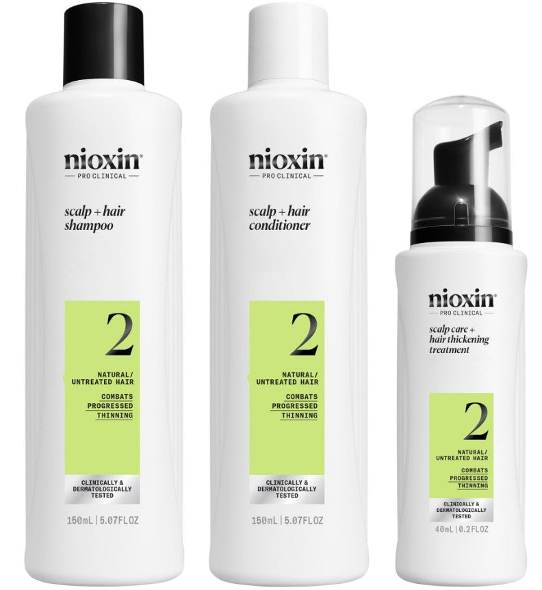 Nioxin Pro Clinical System 2 Scalp + Hair Thickening Trial Starter Kit
