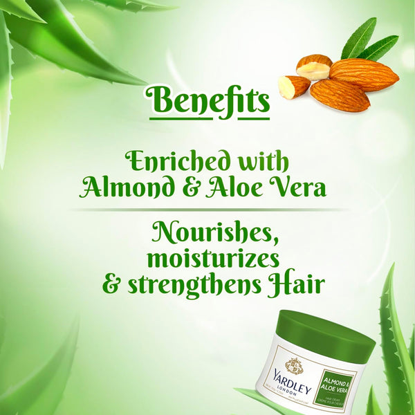 Yardley Almond & Aloe Vera 150g Hair Cream