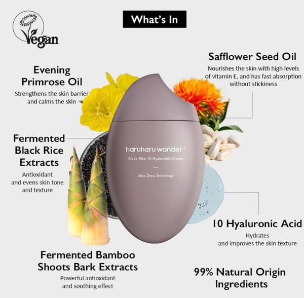 Haruharu Wonder Black Rice Hyaluronic Cream 50ml