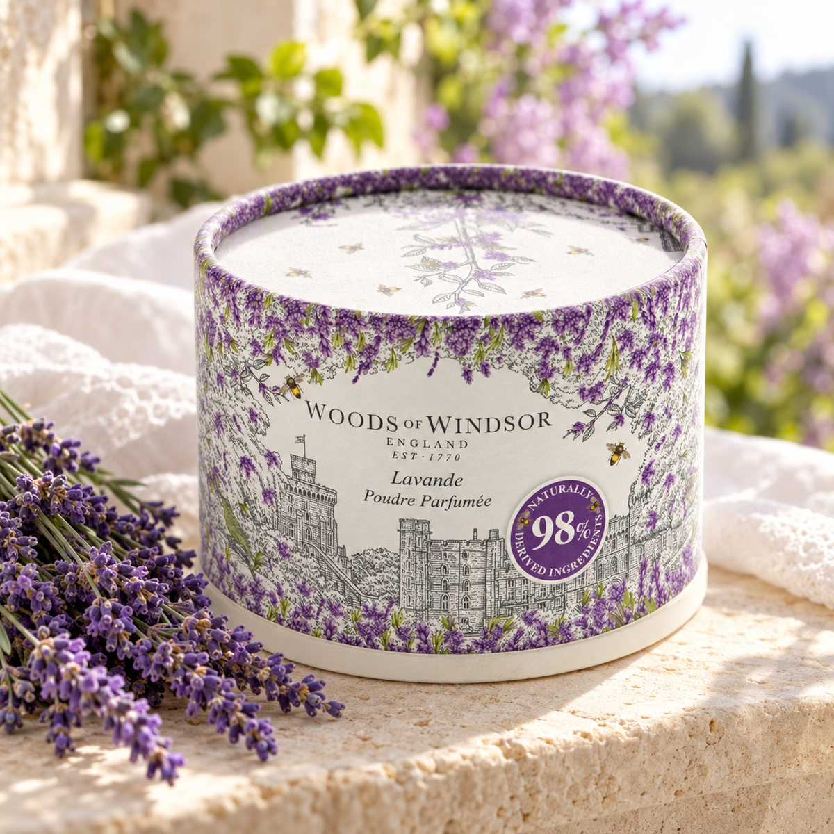Woods Of Windsor Lavender Dusting Powder 100G