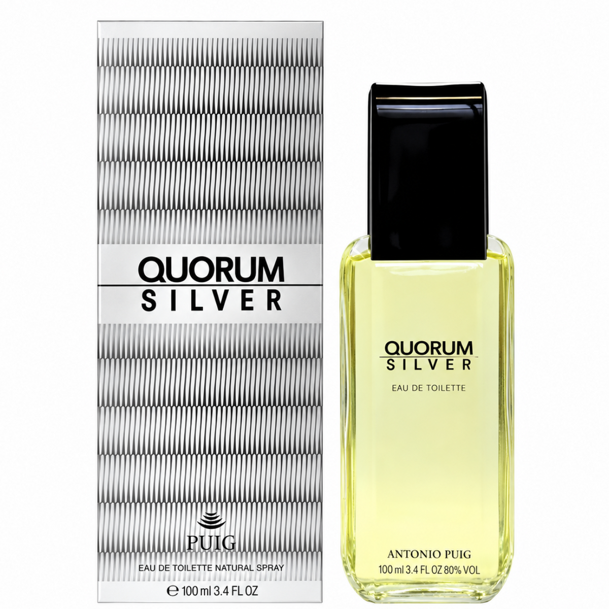 Puig Quorum Silver 100ml EDT Spray