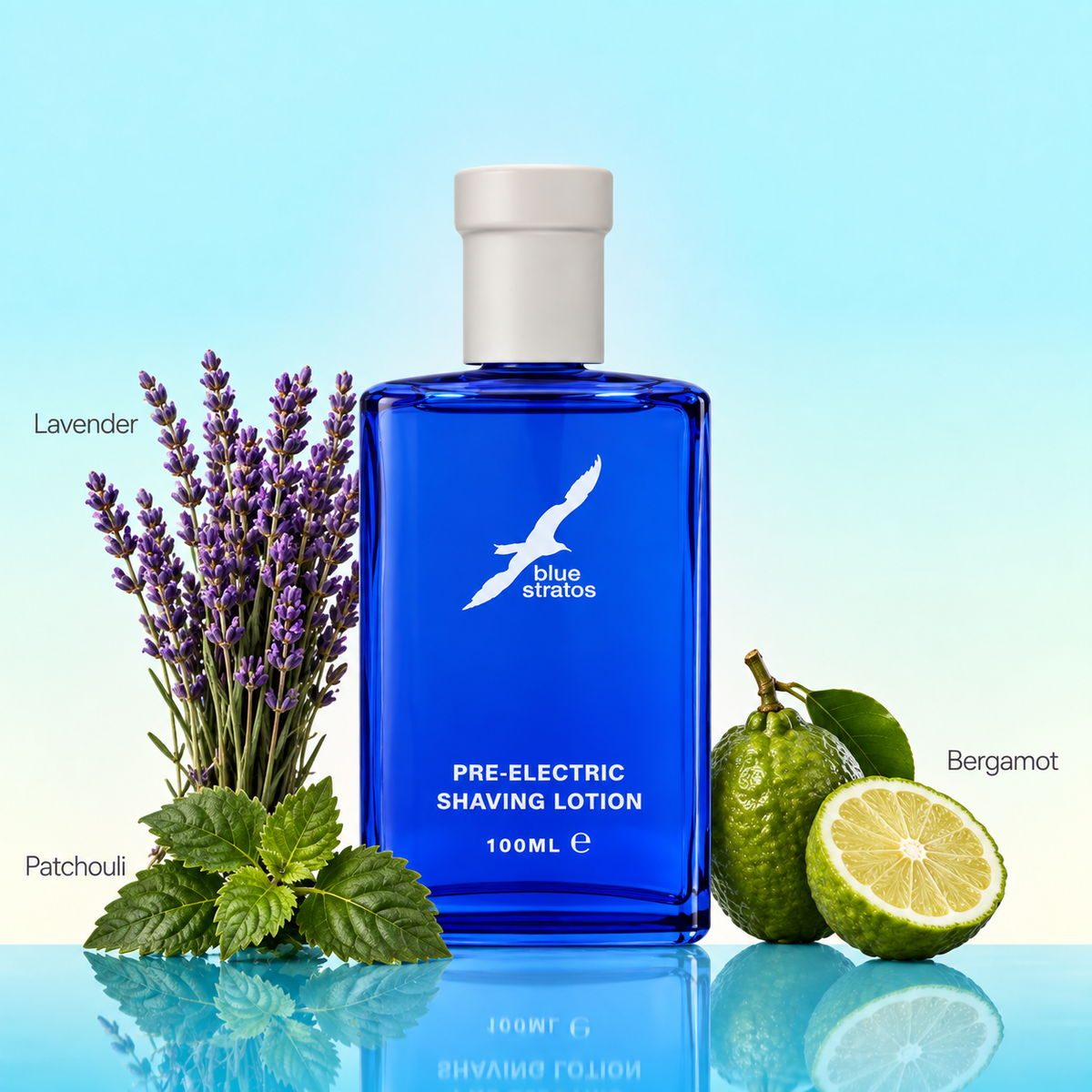 Blue Stratos Parfums Bleu Limited Pre-Electric Shaving Lotion 100ml