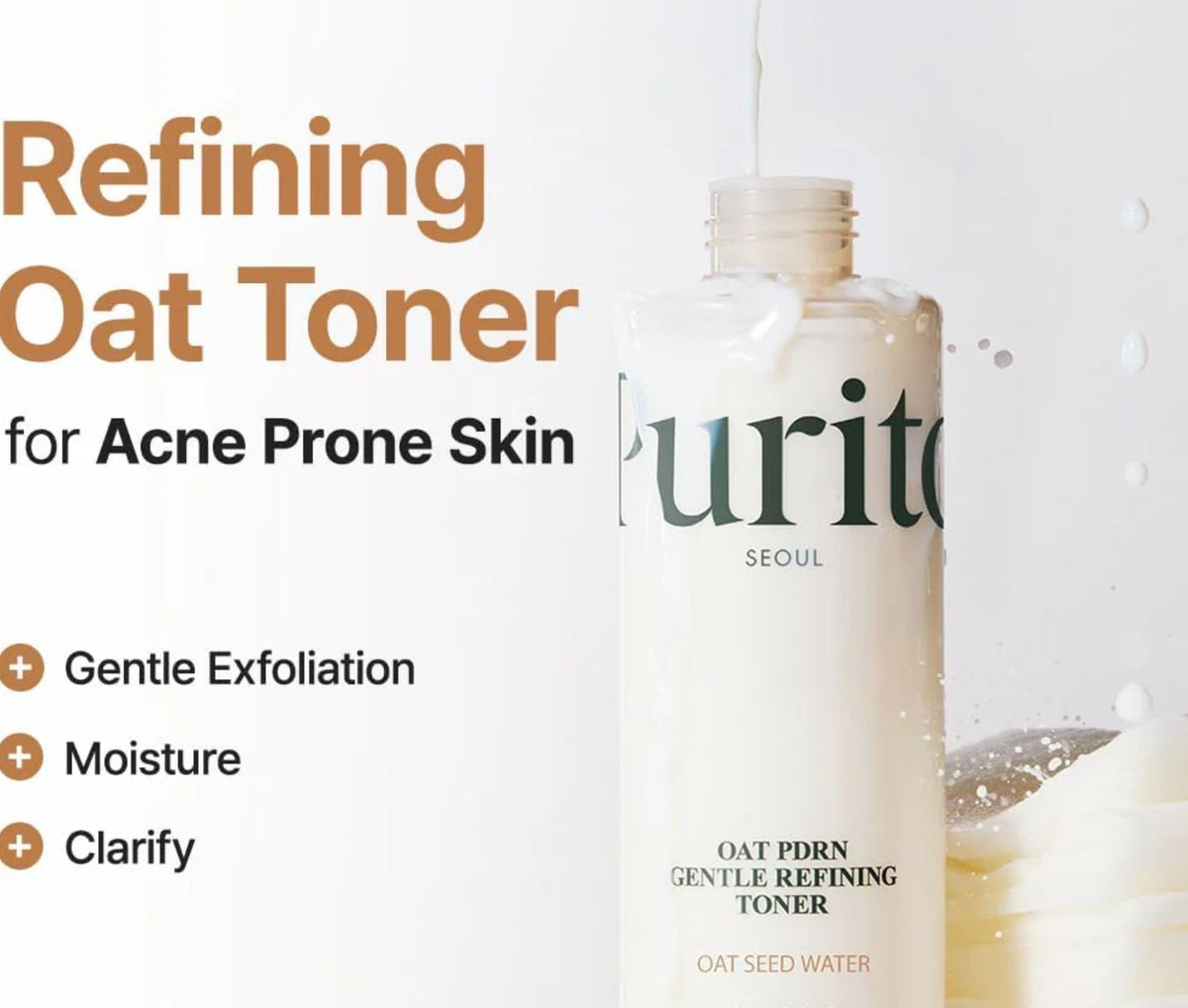Purito Oat PDRN Gentle Refining Clarifying 200ml Facial Toner