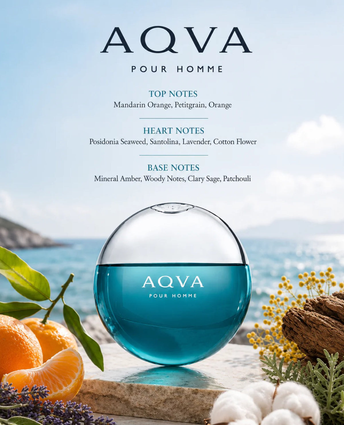 Bulgari Aqva Pour Homme 100ml EDT Spray