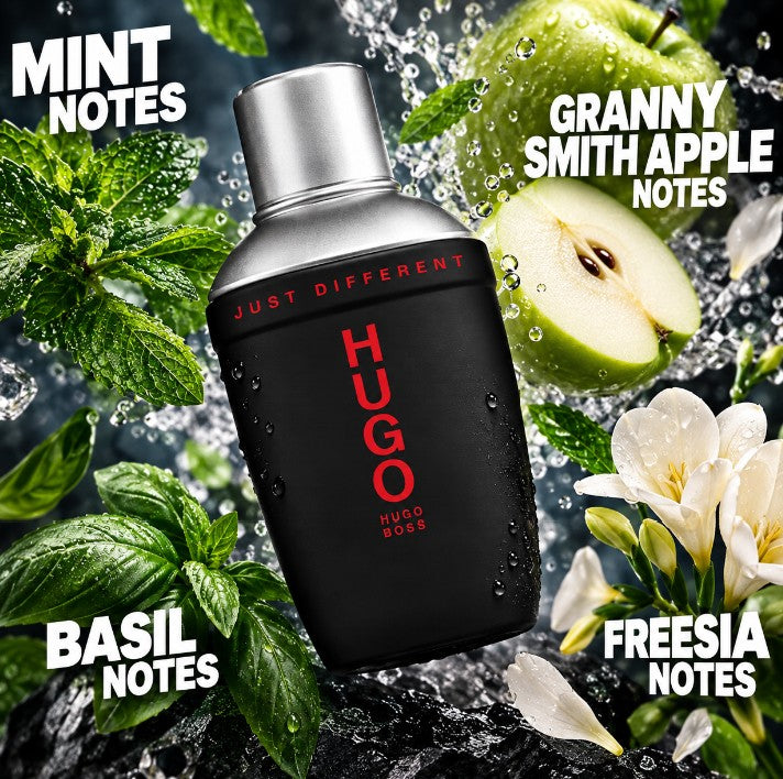 Boss Hugo Just Different 75ml EDT Spray - X2 MULTIPACK