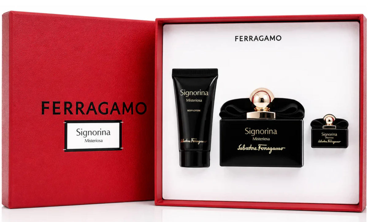 Salvatore Ferragamo Signorina Misteriosa Gift Set EDP 100ml + EDP 5ml + Body Lotion 50ml
