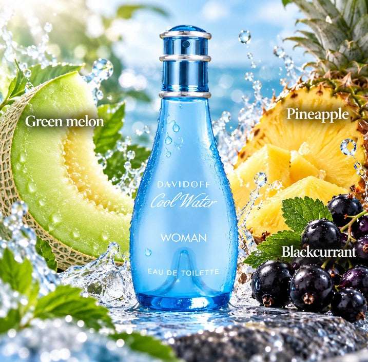 Davidoff Cool Water Woman 30ml EDT Spray - X2 MULTIPACK