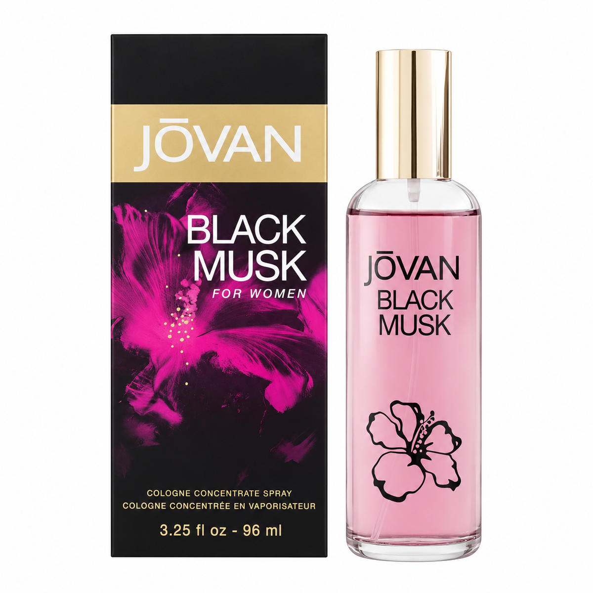 Jovan Black Musk Cologne Concentrate Spray 96ml