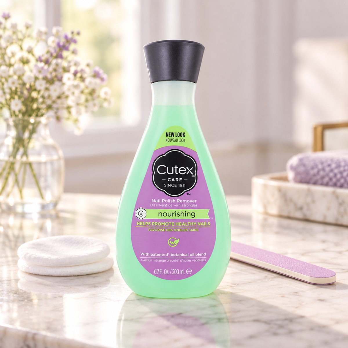 Cutex Nourishing Nail Polish Remover 200ml