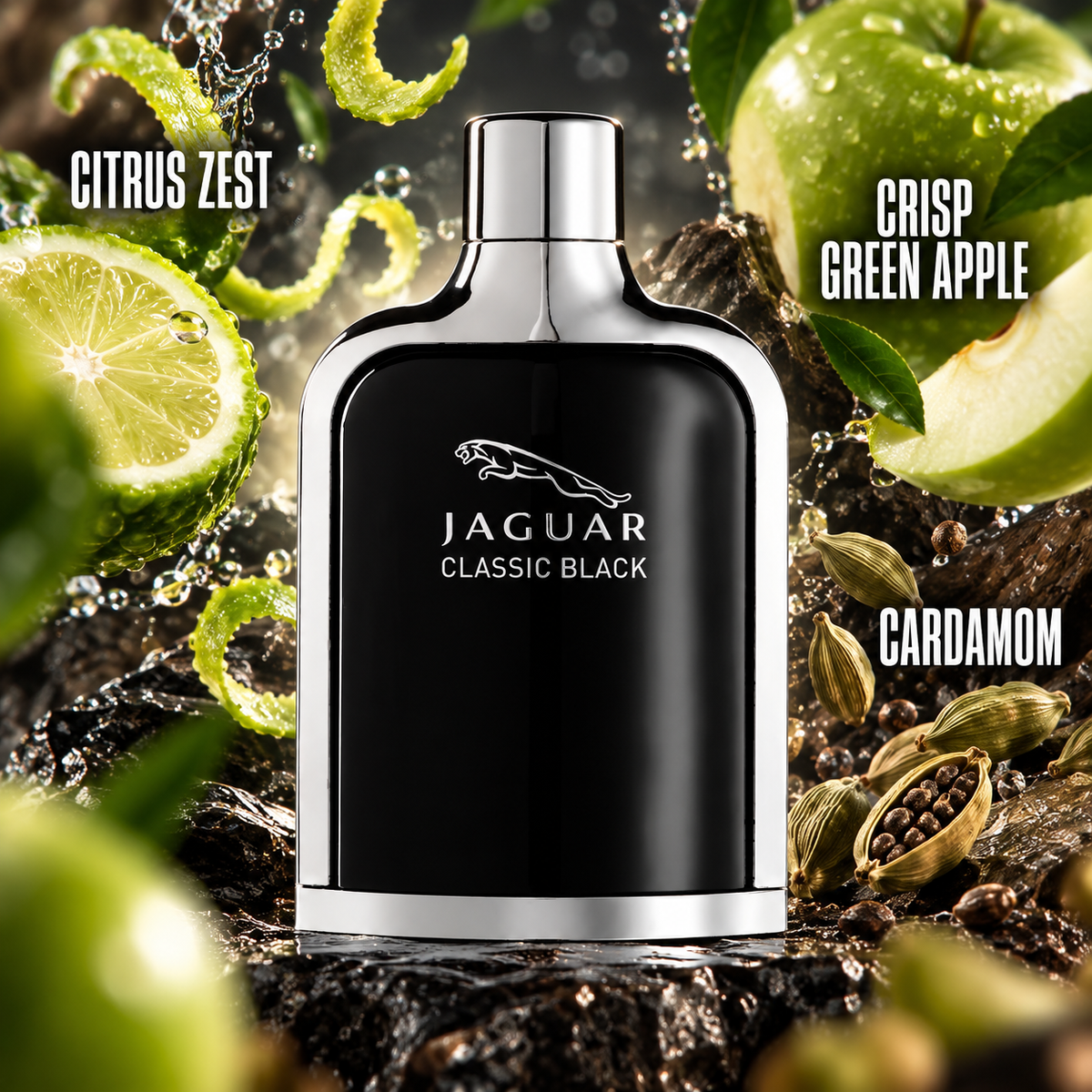 Jaguar Classic Black 100ml EDT Spray