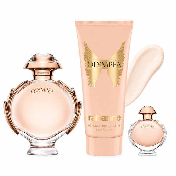 Paco Rabanne Olympea Gift Set EDP Spray 80ml + EDP Spray 6ml + Body Lotion 100ml