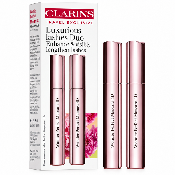 Clarins Wonder Perfect 4D Mascara Duo Set