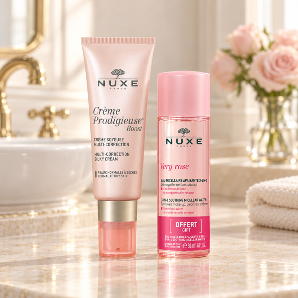 Nuxe Creme Prodigieuse Silky Gift Set Cream 40ml + Micellar Water 40ml