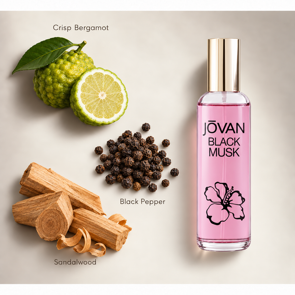 Jovan Black Musk Cologne Concentrate Spray 96ml