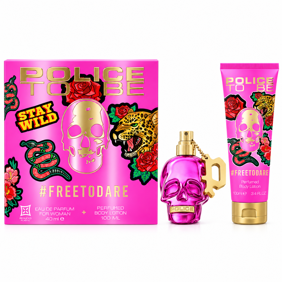 Police To Be Freetodare Gift Set 40ml EDP Spray - Body Lotion 100ml