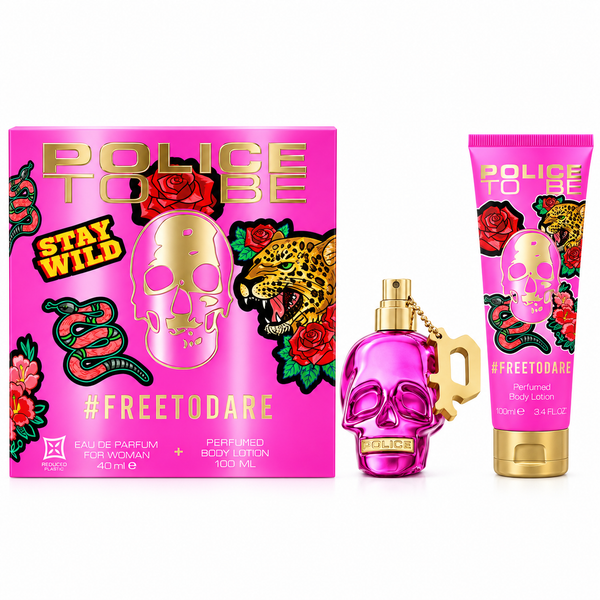 Police To Be Freetodare Gift Set 40ml EDP Spray - Body Lotion 100ml