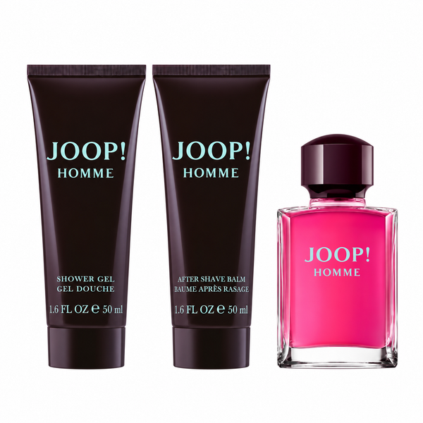 Joop! Homme Gift Set 30ml EDT Spray - Aftershave Balm 50ml - Shower Gel 50ml