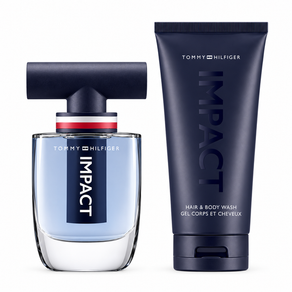 Tommy Hilfiger Impact Gift Set 50ml EDT Spray - Body Wash 100ml