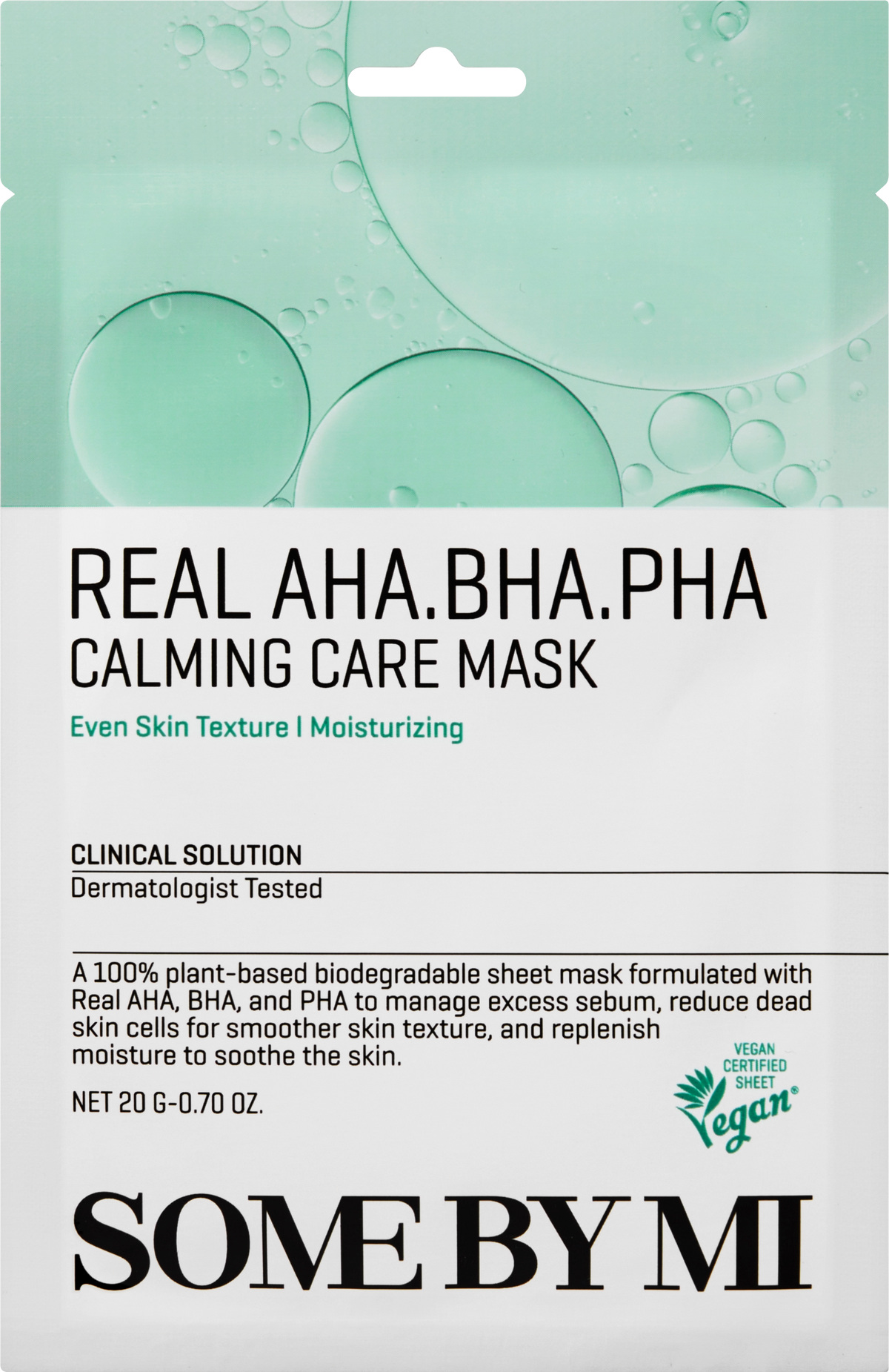 Some By Mi Real AHA BHA PHA Calming Care 20g Sheet Mask