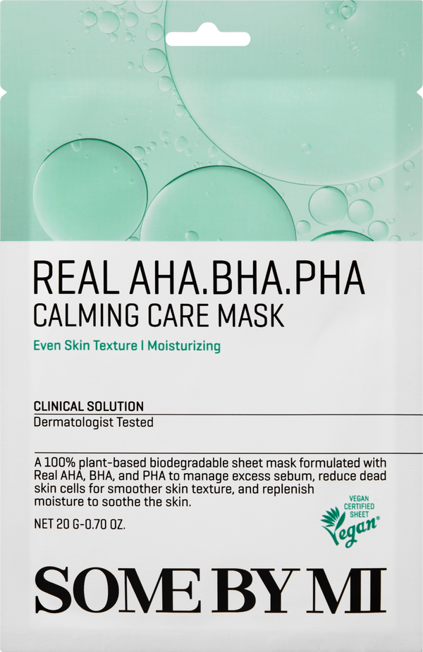 Some By Mi Real AHA BHA PHA Calming Care 20g Sheet Mask