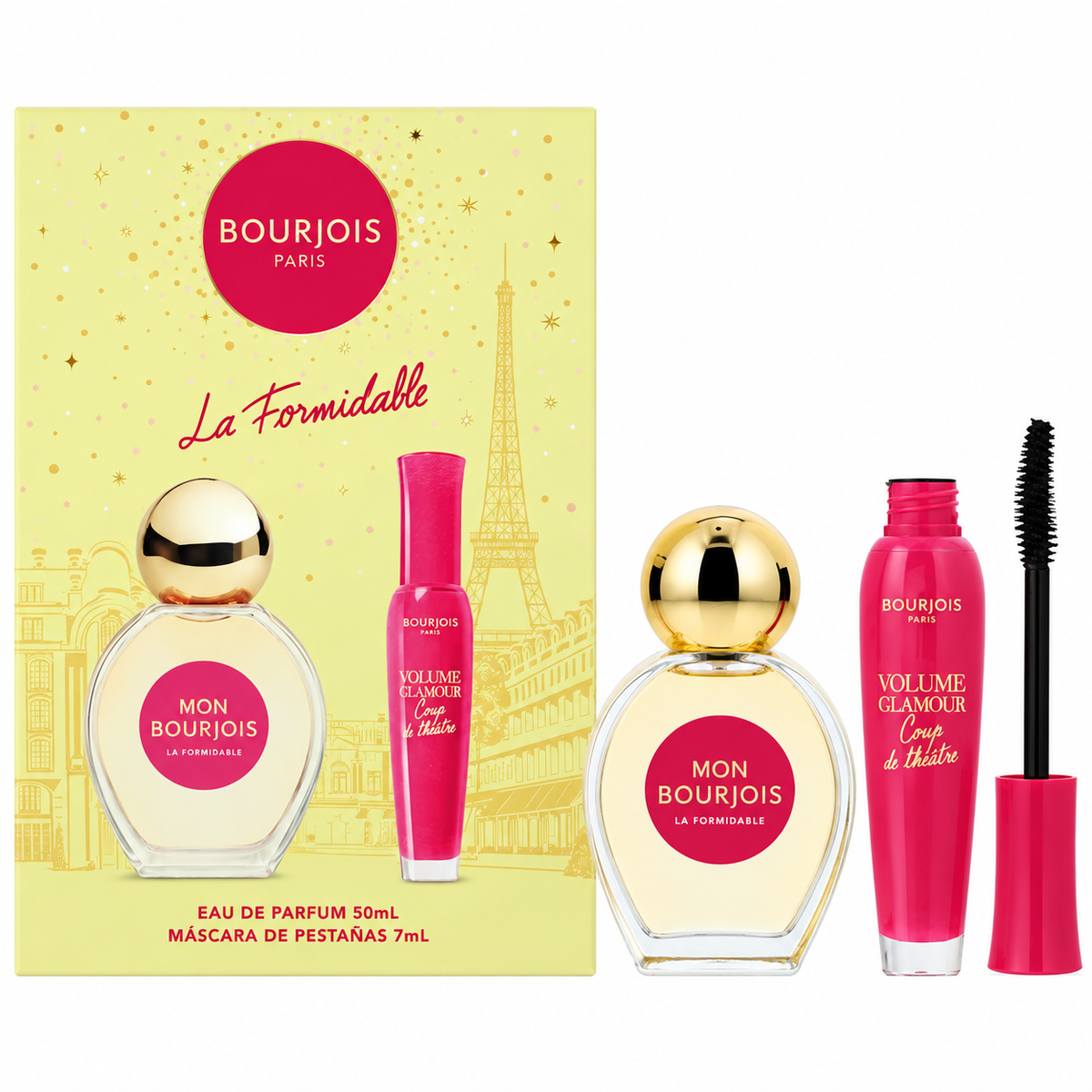 Bourjois La Formidable 2 Piece Gift Set: EDP 50ml - Mascara 7ml