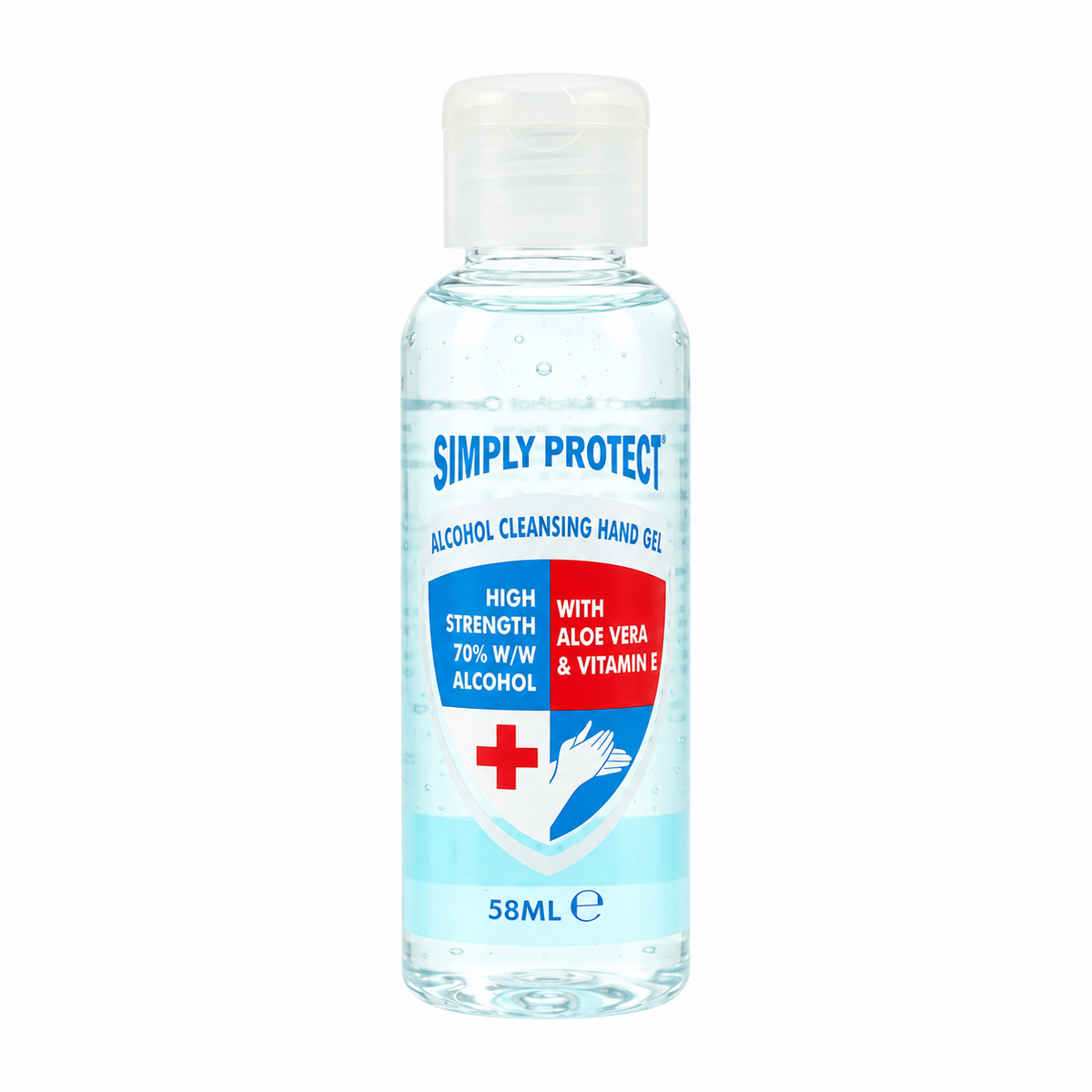 Simply Protect Alcohol Cleansing Hand Gel 58ml