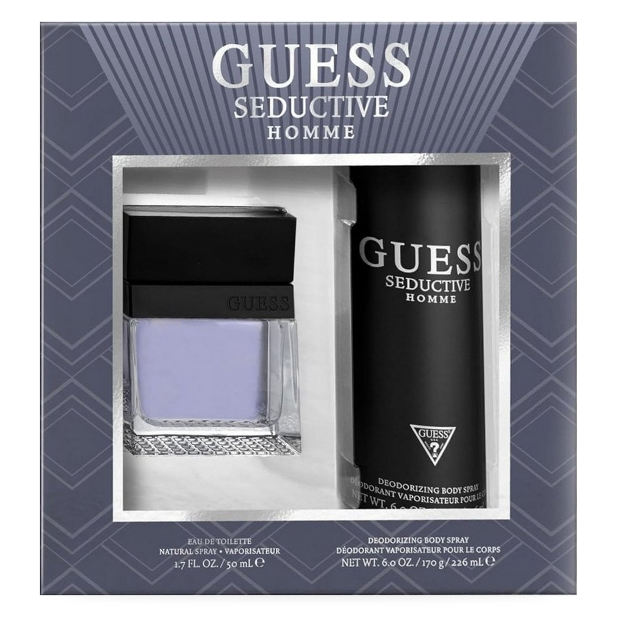 Guess Seductive Homme Gift Set 50ml EDT Spray - Body Spray 226ml