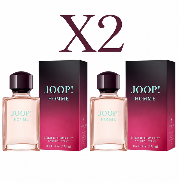 Joop Homme Mild Deodorant Natural Spray 75ml X2 - MULTIPACK