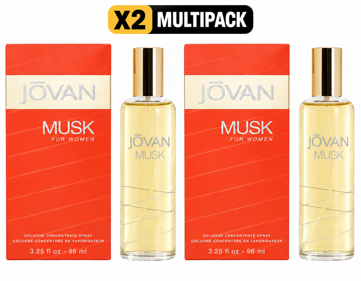 Jovan Musk For Women 96ml Cologne Spray - X2 MULTIPACK