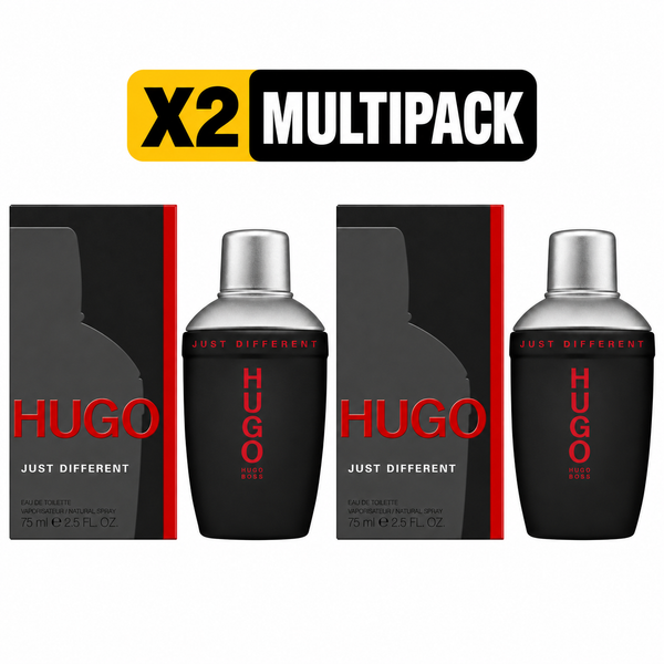 Boss Hugo Just Different 75ml EDT Spray - X2 MULTIPACK
