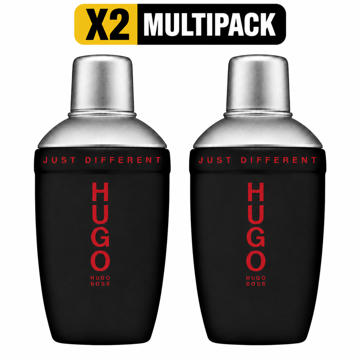 Boss Hugo Just Different 75ml EDT Spray - X2 MULTIPACK