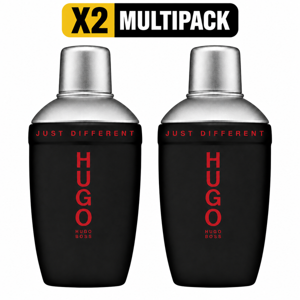 Boss Hugo Just Different 75ml EDT Spray - X2 MULTIPACK