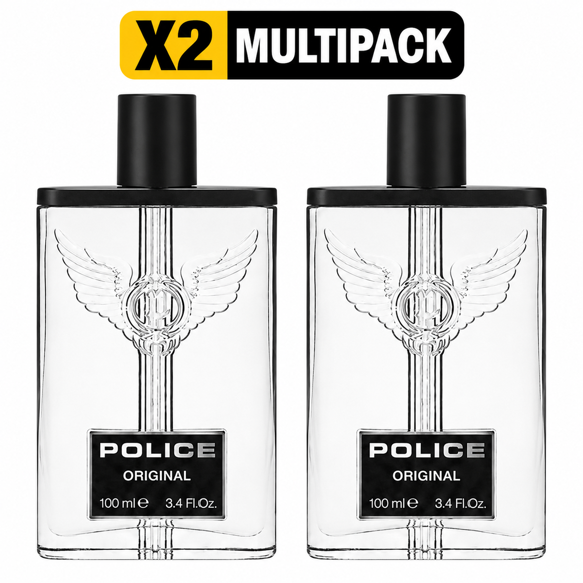 Police Original 100ml EDT Spray - X2 MULTIPACK