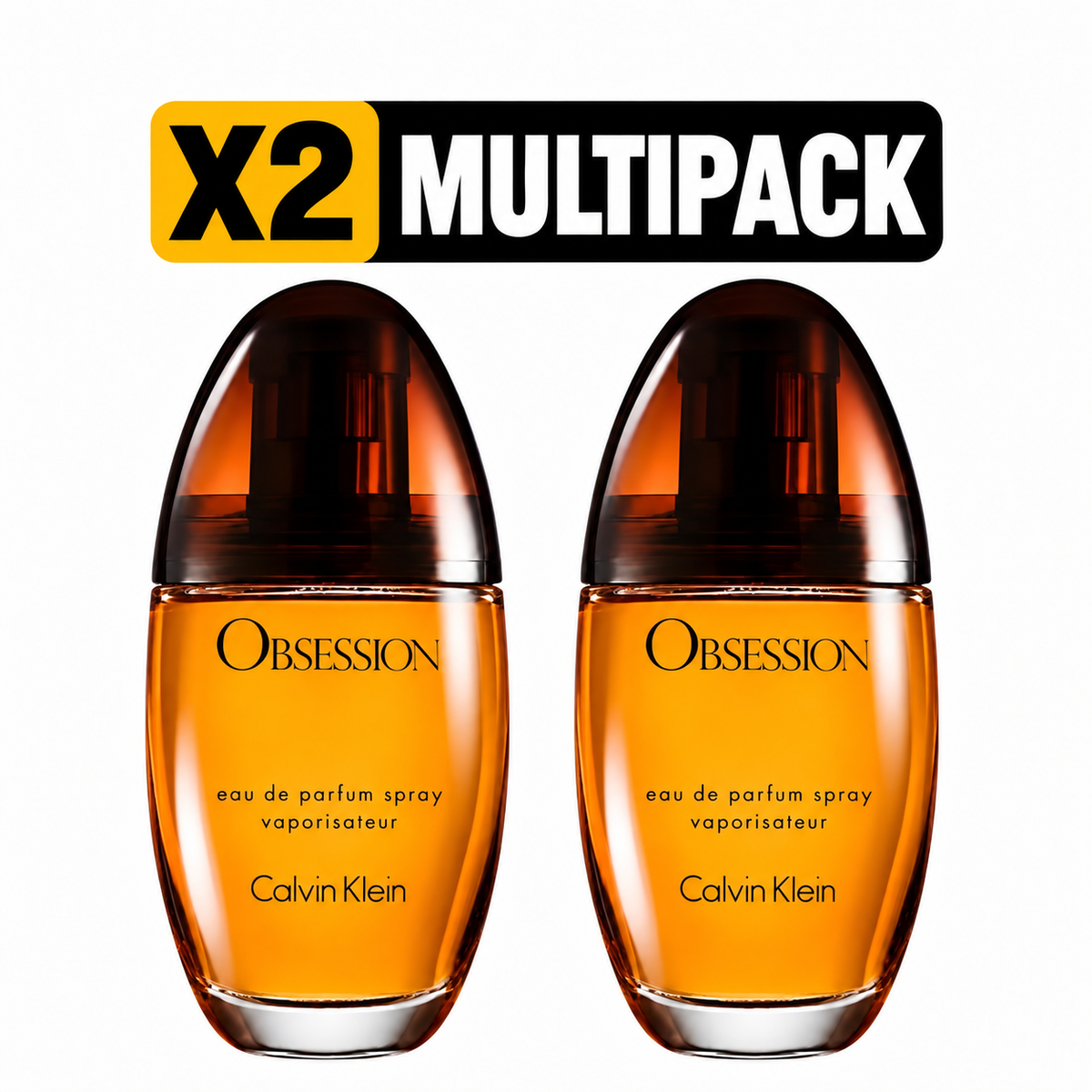 Calvin Klein Obsession 50ml EDP Spray - X2 MULTIPACK