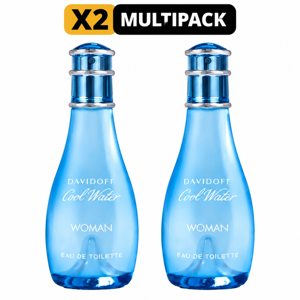Davidoff Cool Water Woman 30ml EDT Spray - X2 MULTIPACK