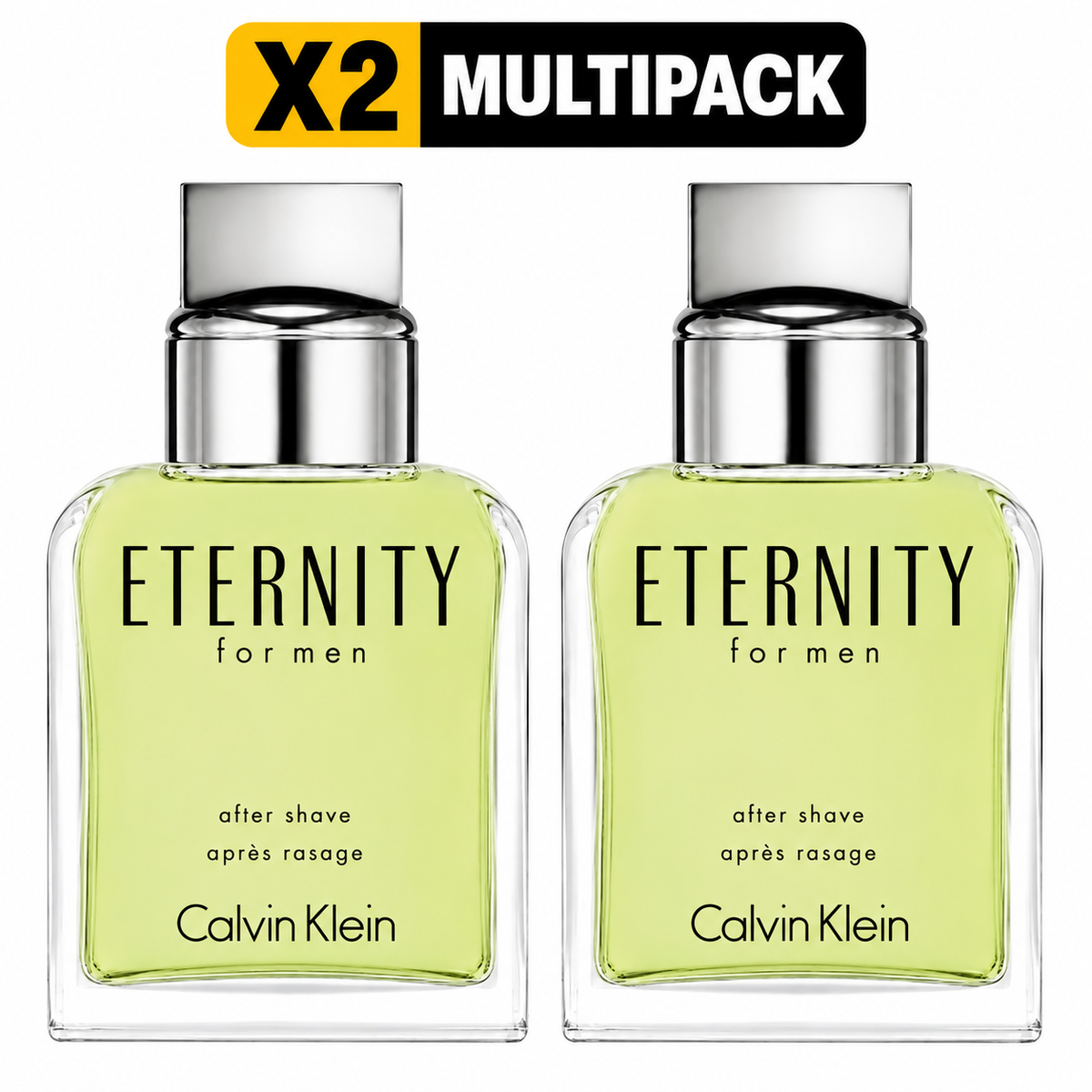 Calvin Klein Eternity For Men 100ml After Shave - X2 MULTIPACK
